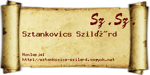 Sztankovics Szilárd névjegykártya
